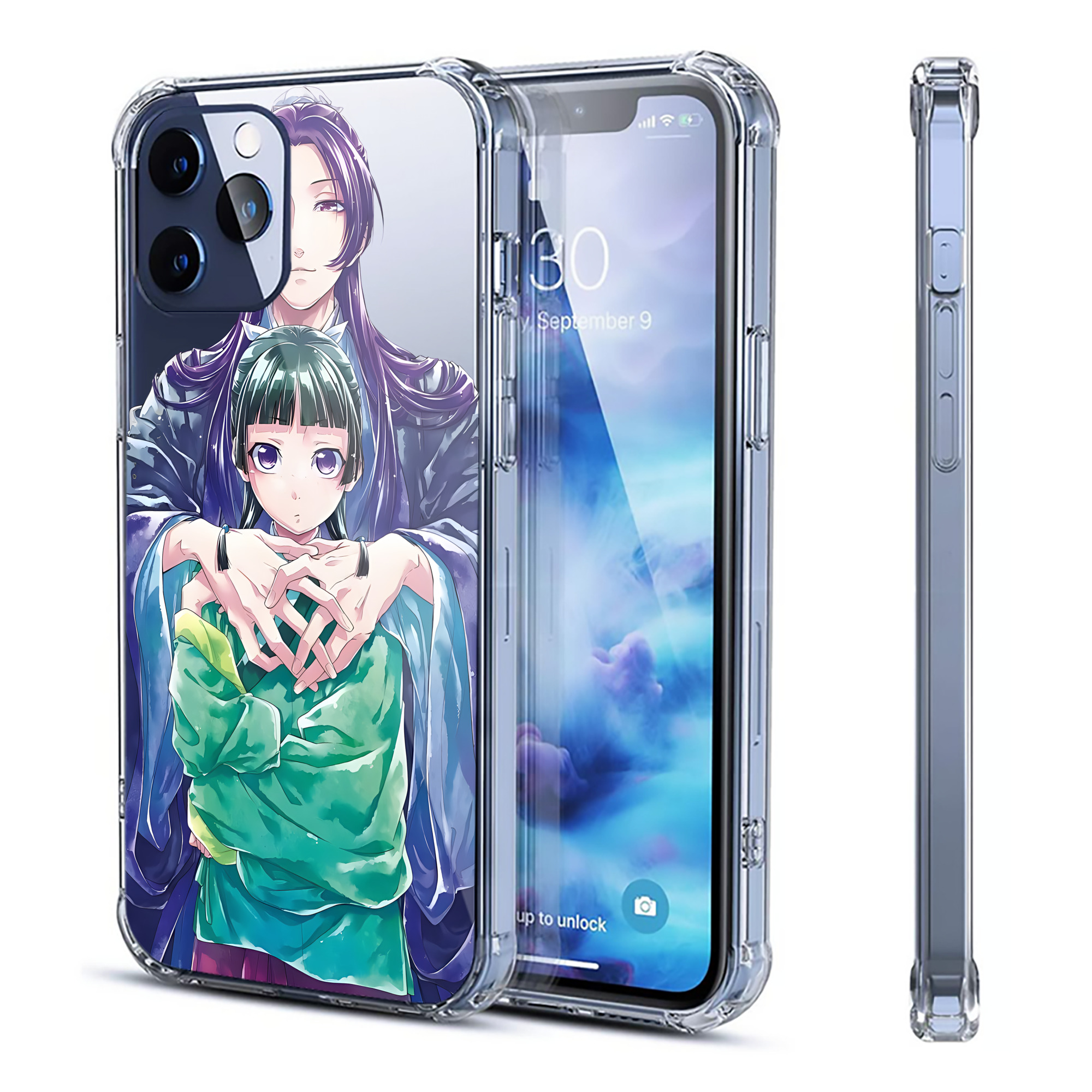 （画像用） 薬屋のひとりごと The Apothecary Diaries 【iPhone 12シリーズ対応】透明スマホケース（クリアソフトケース）